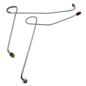 Inl31224 Inline Tube 1967-74 Mopar Dart Duster A Body Power Disc Or Drum Master Cylinder Lines Ss