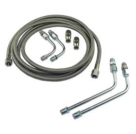 Inline Tube Tlc01 Transmission Flex Hose Kit Cut To Length Can Be Used On Most Cars
