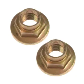 Rlx-wop-6151451-cl360a50 Karparts360 For Ford Festiva 1990-1993 Spindle Nuts 2 Pieces M20-1.50 Thread Size With Washer