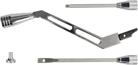 F4268 Lorpheir Performance Polished Shifter Arm Turn Signal Lever Tilt And Silver