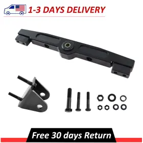 Lsot001438 Lostar Transmission Brace Trans Mount Differential Black Fits 97-2004 Chevy C5 Corvette