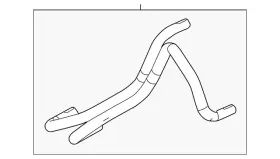 Fskc-19-9e0c Mazda Genuine Automatic Transmission Oil Cooler Hose Assembly