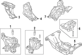 Kr9p-39-381b Mazda Genuine Trans Cross-member