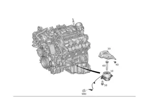 166-242-09-32 Mercedes-benz Genuine Strut