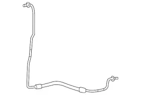 166-500-19-88 Mercedes-benz Genuine Automatic Transmission Oil Cooler Hose Assembly