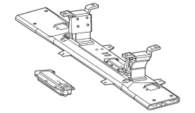 167-240-61-00 Mercedes-benz Genuine Cross-member