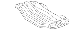 203-242-08-01 Mercedes-benz Genuine Engine Carrier