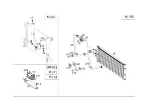 204-270-12-27 Mercedes-benz Genuine Oil Line