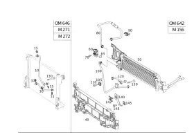 204-270-16-27 Mercedes-benz Genuine Oil Line