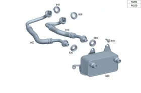 205-270-53-02 Mercedes-benz Genuine Oil Line