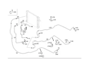 211-270-12-27 Mercedes-benz Genuine Oil Line
