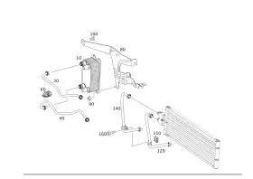 212-500-05-72 Mercedes-benz Genuine Oil Line