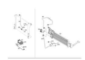 Mercedes-benz 212-500-28-72 Genuine Mercedes-benz Oil Line