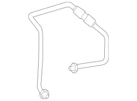 212-528-11-24 Mercedes-benz Genuine Oil Line