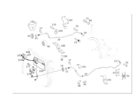 221-270-79-96 Mercedes-benz Genuine Oil Line