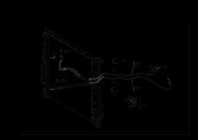 251-500-22-72 Mercedes-benz Genuine Oil Cooler Line