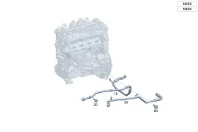 254-203-18-00 Mercedes-benz Genuine Feed Line