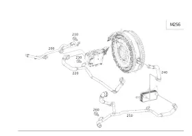 256-203-20-02 Mercedes-benz Genuine Return Line