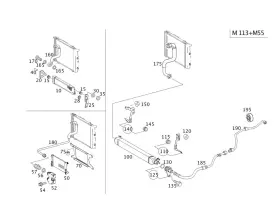 463-270-25-00 Mercedes-benz Genuine Holder