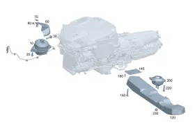 465-310-12-00 Mercedes-benz Genuine Holder