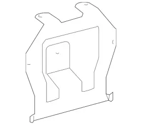 906-545-09-47 Mercedes-benz Genuine Control Module Bracket