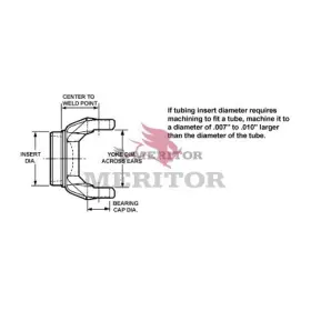 R10v5 Meritor Weld Yoke