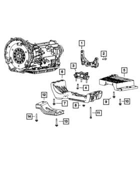 Mopar 06513254aa Genuine Hex Flange Head Bolt