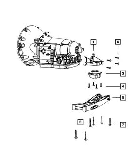 4578351ab Mopar Genuine Transmission Cross-member