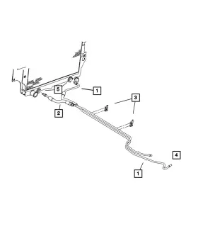 52079899af Mopar Genuine Oil Cooler Tube And Hose