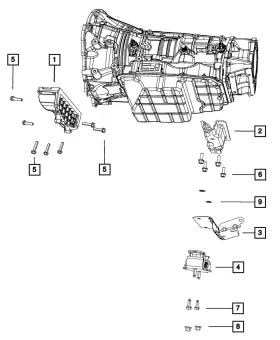 53020885 Mopar Genuine Dust Structural Cover