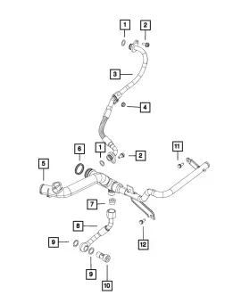 68211433aa Mopar Genuine Banjo Bolt
