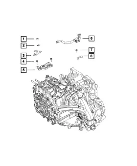 68226155aa Mopar Genuine Transmission Vent Hose