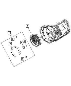 68261369aa Mopar Genuine Transmission Oil Pump Seal Kit