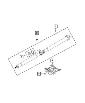 68440363aa Mopar Genuine Heat Shield