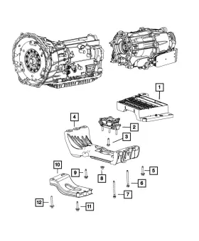 68442717ac Mopar Genuine Cross-member Bracket