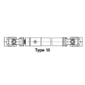 Uts10-232398 Neapco Power Take Off Propshaft Assembly
