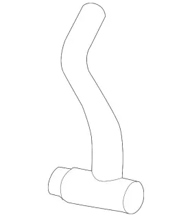 21633-ez32b Nissan Genuine Automatic Transmission Oil Cooler Hose