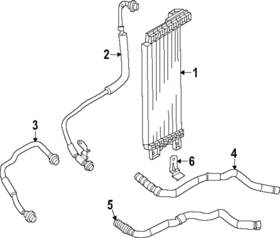 Nissan 21635-6gp0a Genuine Automatic Transmission Oil Cooler Hose