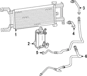 21635-6sa3a Nissan Genuine Oil Cooler Line