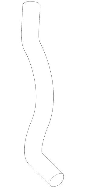 21636-1la0a Nissan Genuine Oil Hose