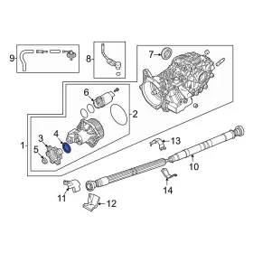 0100490001 Nissan Oe 100490001 For Pathfinder 2022-2024 Front Awd Coupling Unit Seal