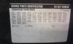 409-00946b Oldsmobile Flywheel/flex Plate Automatic Fwd 6-231 3.8l Fits 97-99 Park Avenue