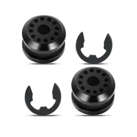 Qph3074 Paclvio 2pcs Transfer Case Shift Linkage Bushings With E-clips Black