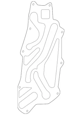 0dt-301-461 Porsche Genuine Trans Cooler Gasket
