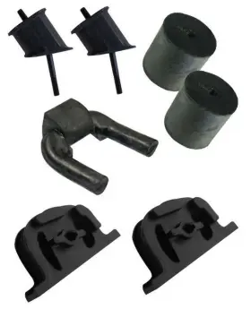 Kt-1154 Pro-one Transmission Mount/motor Support Kit 7 Pc Fits Vw 1972-1979 Type 2 Bus