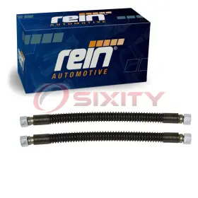 C459 Rein 49-49 2 Pc Transmission Oil Cooler Hoses For 1990-1992 Mercedes-benz 500sl Xu