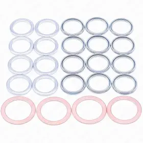 Yt0000 Rexka 24pcs Transfer And Differential Service Gasket Kit Compatible With