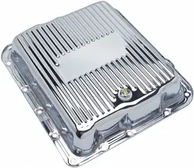 T9712 Rpc 1982-91 Gm 700r4/4l60e Chrome Transmission Pan Ribbed