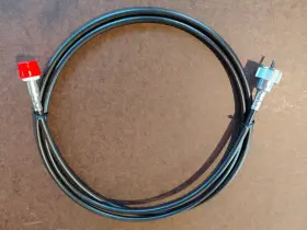 6568is83 Spc 65 66 67 68 Impala Ss Biscayne Speedometer Cable 4 Speed Passenger Side Connect