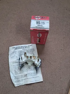 Ns15 Standard 74-78 Firebird Trans Am Nsbu Park Reverse Neutral Safety Switch On Column Nos